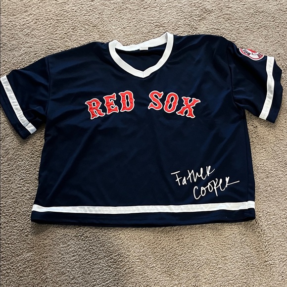 Tops - Red Sox Navy Blue Jersey